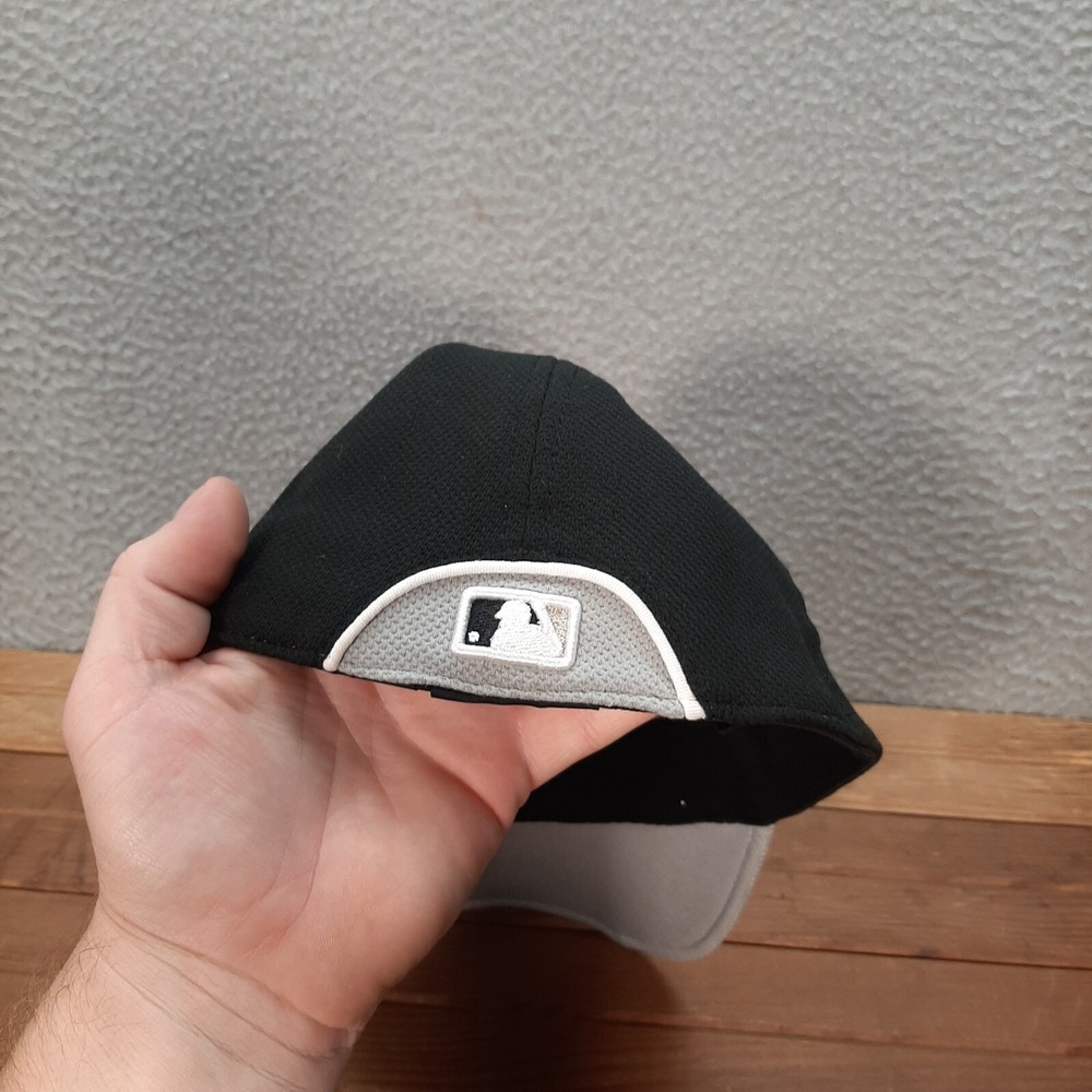 Chicago White Sox Hat Adult Black L/XL Fitted Cap New Era 39Thirty MLB Baseball - Picture 6 of 9
